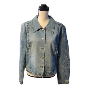 Nwt Lana Erica Denim Jacket